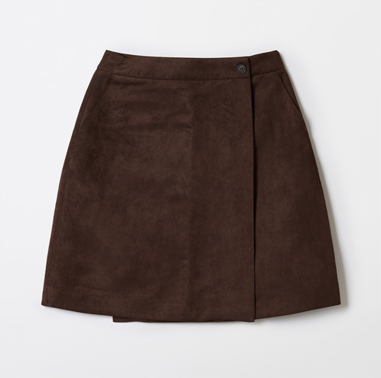 韓國 SPAO Suede Wrap Skirt【SP207】