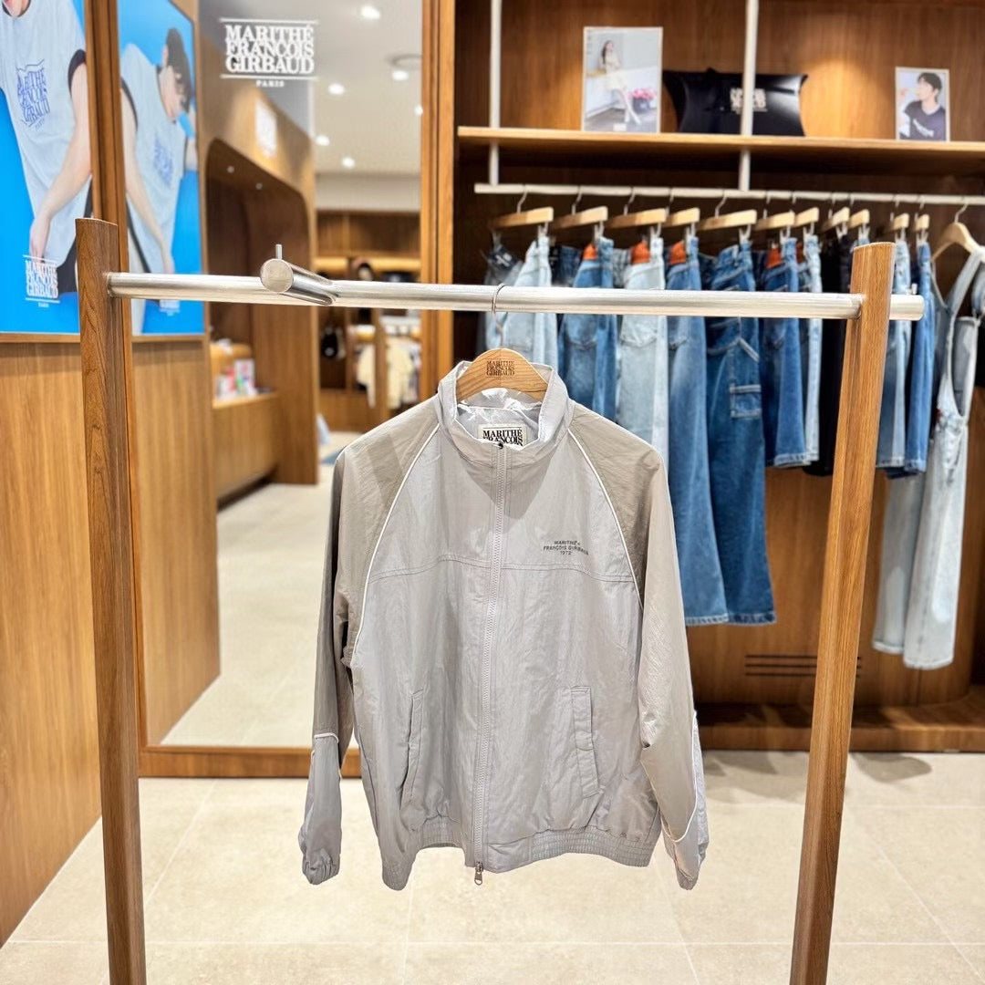韓國 Marithe Francois Girbaud Color-Block Highneck Windbreaker【MF646】
