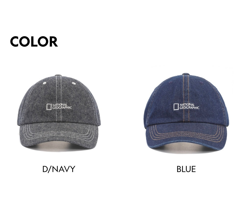 韓國 National Geographic Denim Ball Cap【NG168】