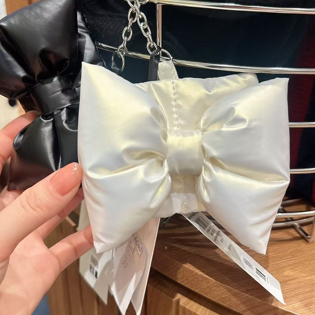 韓國 Marithe Francois Girbaud Padding Ribbon Pouch Keyring【MF784】