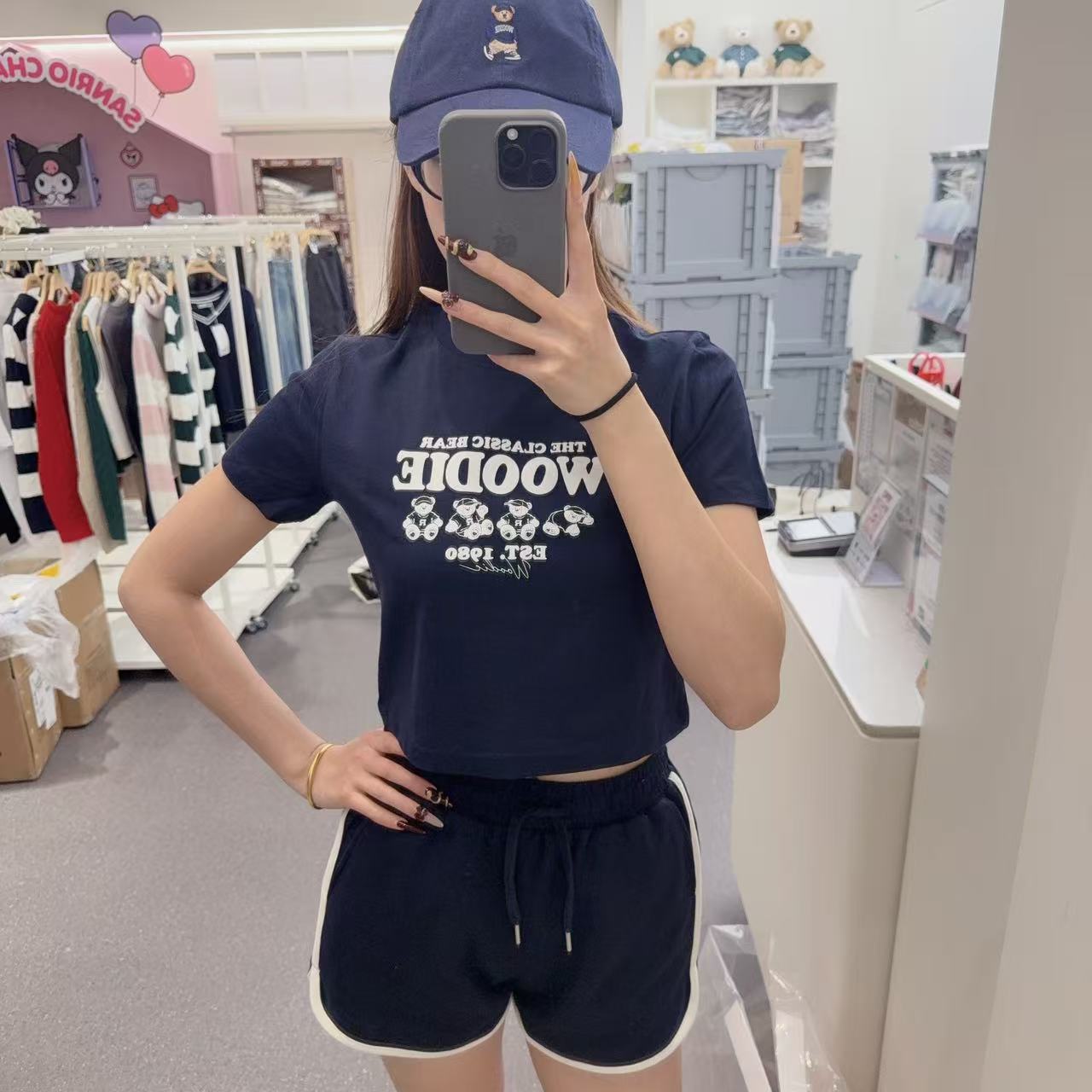 韓國 SPAO Crop Short Sleeve T-shirt【SP082】