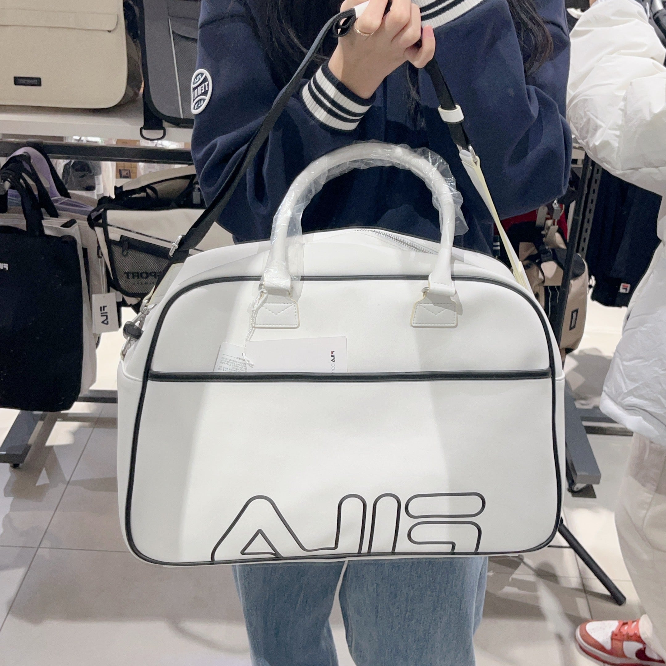 韓國 FILA Linear PU Big Tote Bag【FA159】 - STT Mall HK 靚太網購