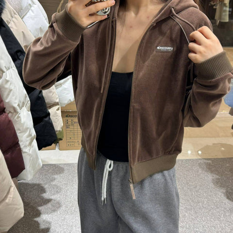 韓國 Discovery Woman's Velour Traning Jacket【DY013】 - STT Mall HK 靚太網購