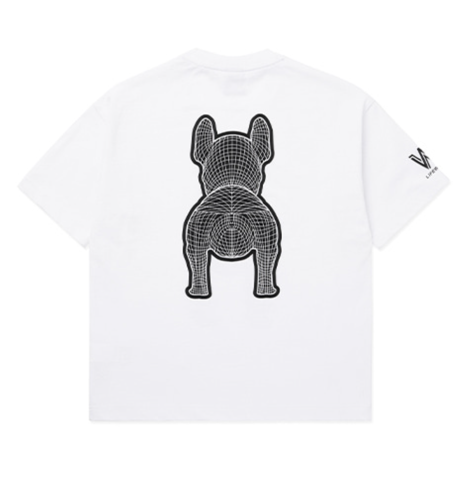 韓國 LifeWork Silk Radok Print Short Sleeve T-Shirt【LW041】