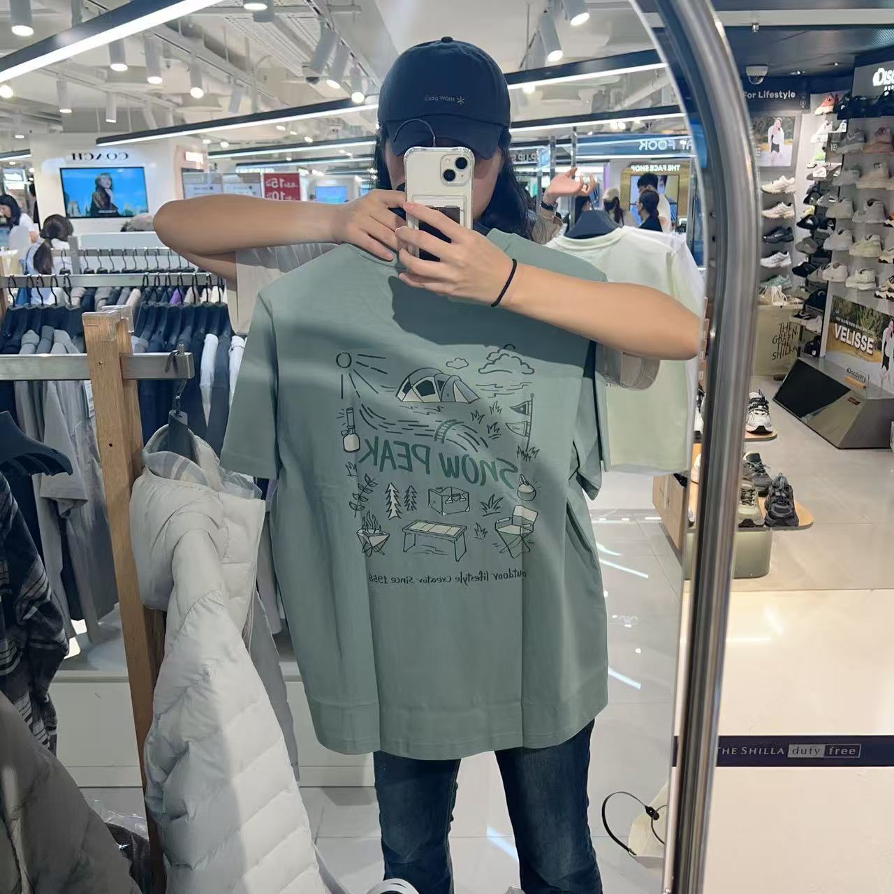 韓國 Snowpeak Cotton Picnic Short Sleeve T-Shirt【SN037】