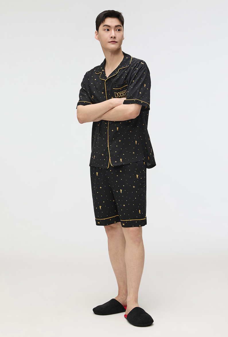 韓國 SPAO Hogwarts Magic Pass Short Sleeve Pajamas【SP172】