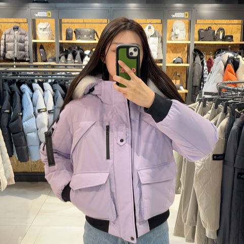 韓國 National Geographic 女裝 TARUGA 連帽羽絨外套【NG096】 - STT Mall HK 靚太網購