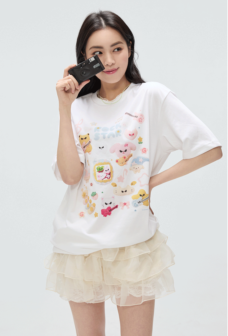 韓國 SPAO Short Sleeve T-Shirt【SP178】