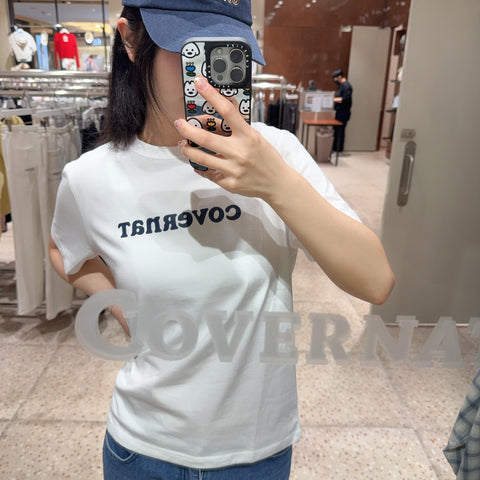 韓國 Covernat Women's Cooper Logo T-Shirt【CO171】