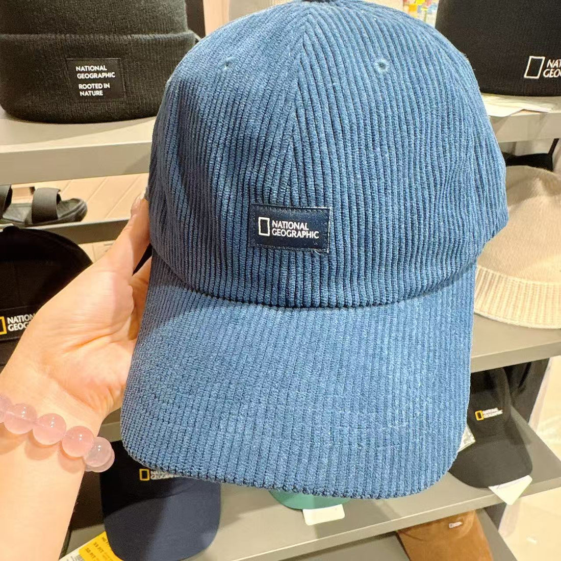韓國 National Geographic Corduroy Ball Cap【NG015】