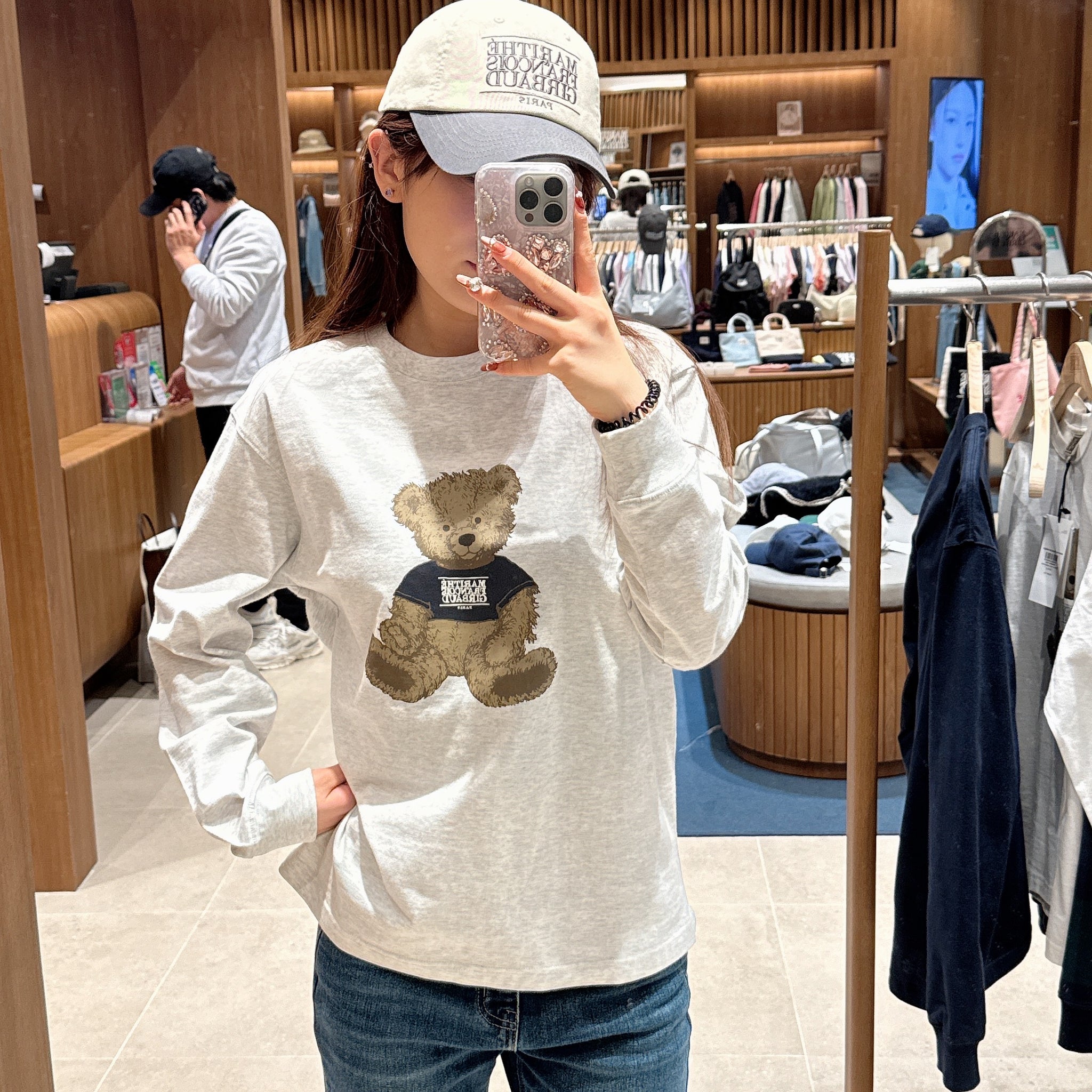 韓國 Marithe Francois Girbaud DOODLE BEAR LONG SLEEVE【MF409】