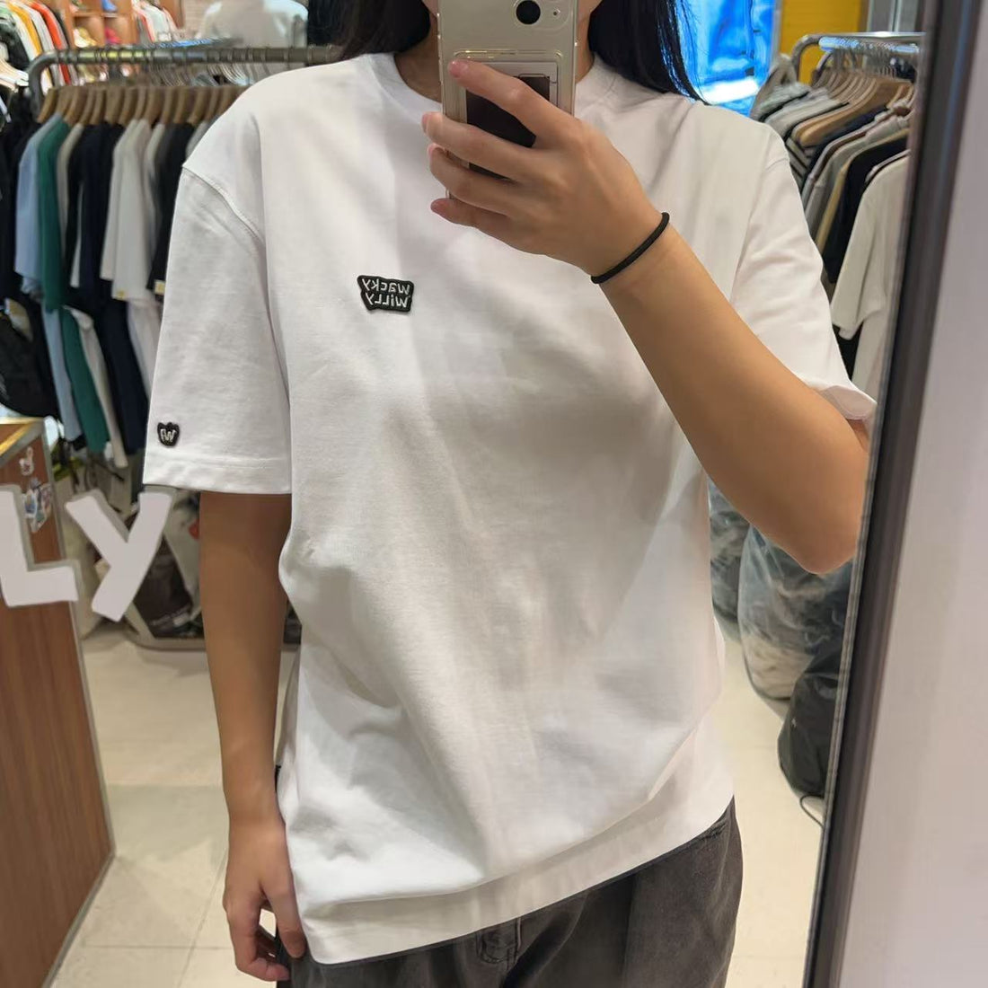 韓國 Wacky Willy Small Typo Short Sleeve T-shirt【WW005】