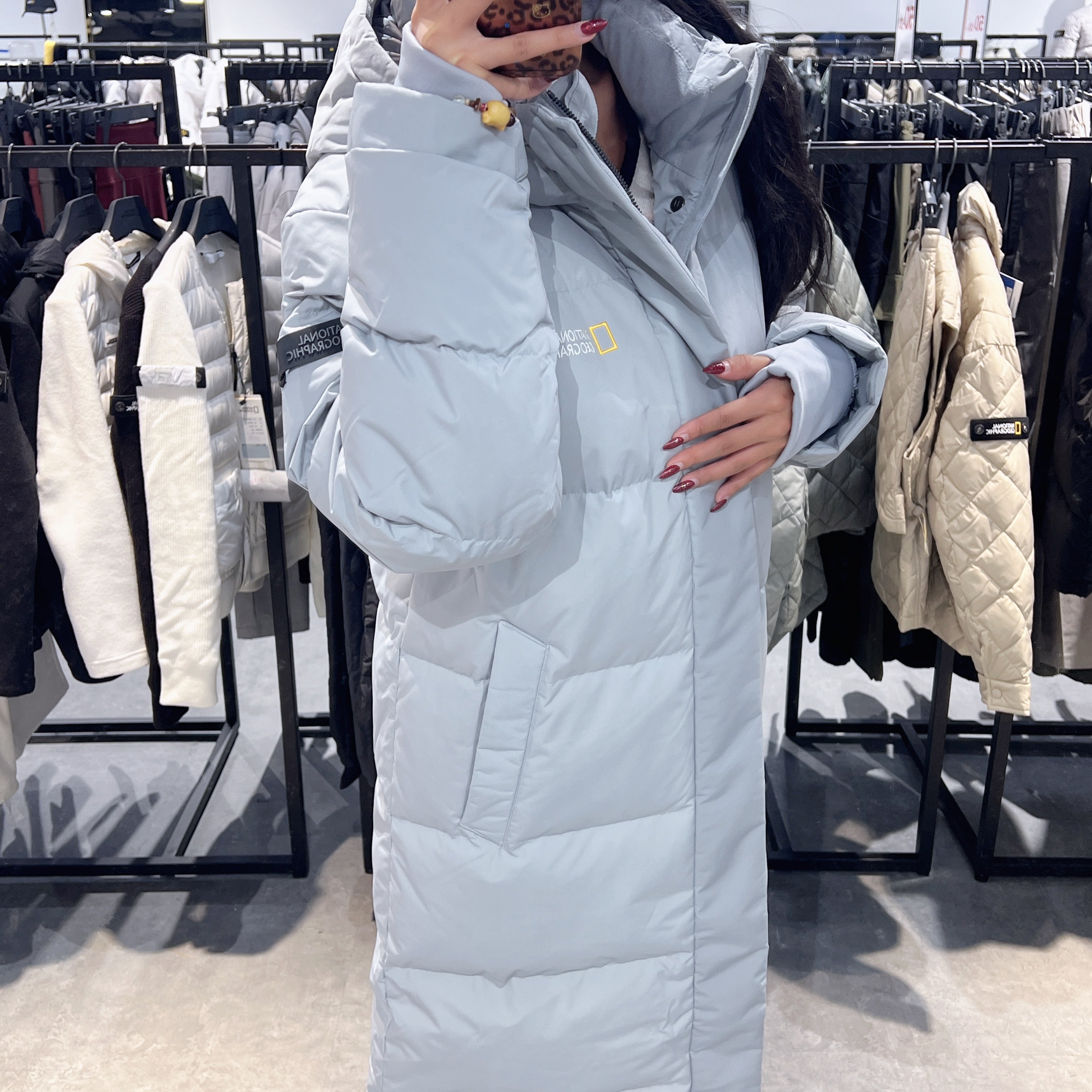 韓國 National Geographic Long-Length Goose Down Jumper【NG087】