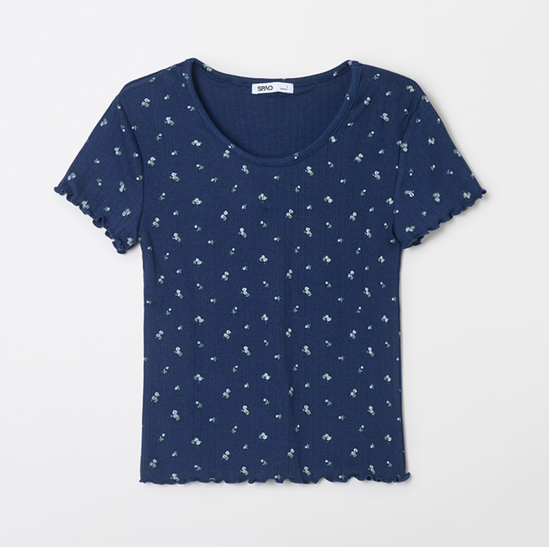 韓國 SPAO Flower Short Sleeve T-shirt【SP182】
