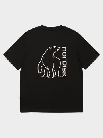 韓國 Nordisk Big Polar Bear Back Heavyweight Short Sleeve T-Shirt【NK005】 - Image