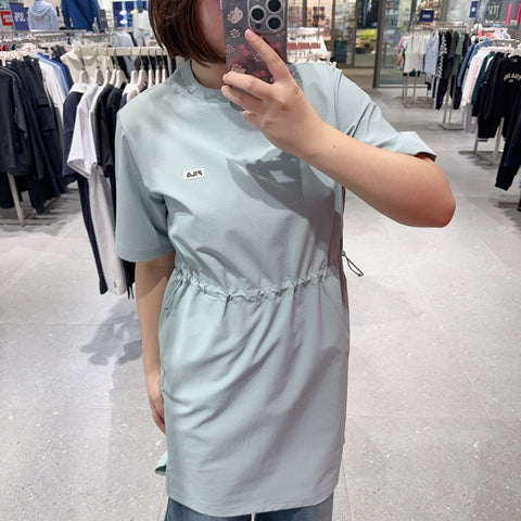 韓國 FILA Seersucker Waist String Dress【FA331】