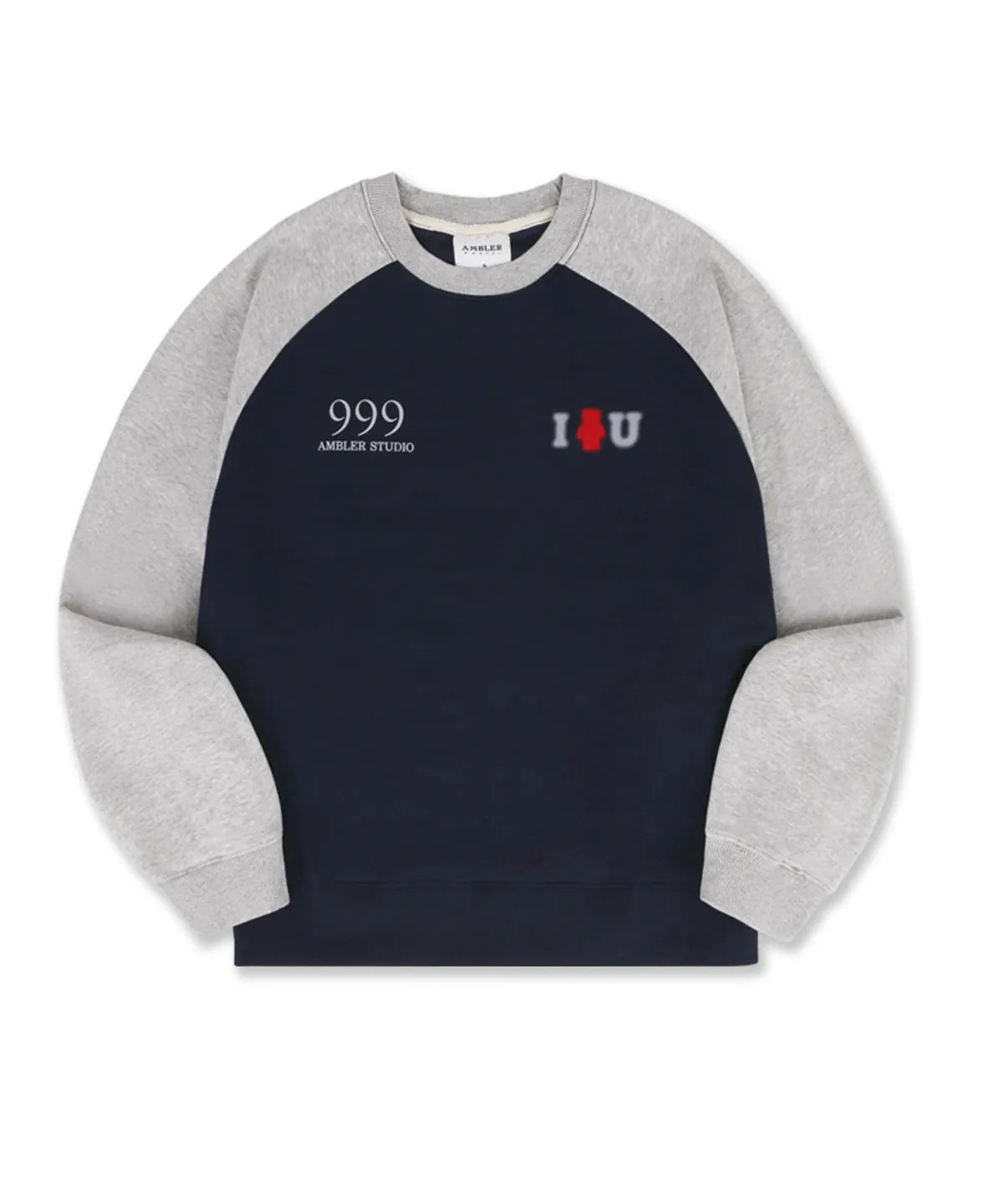韓國 Ambler I Bear U Overfit Raglan Sweatshirt【AR066】