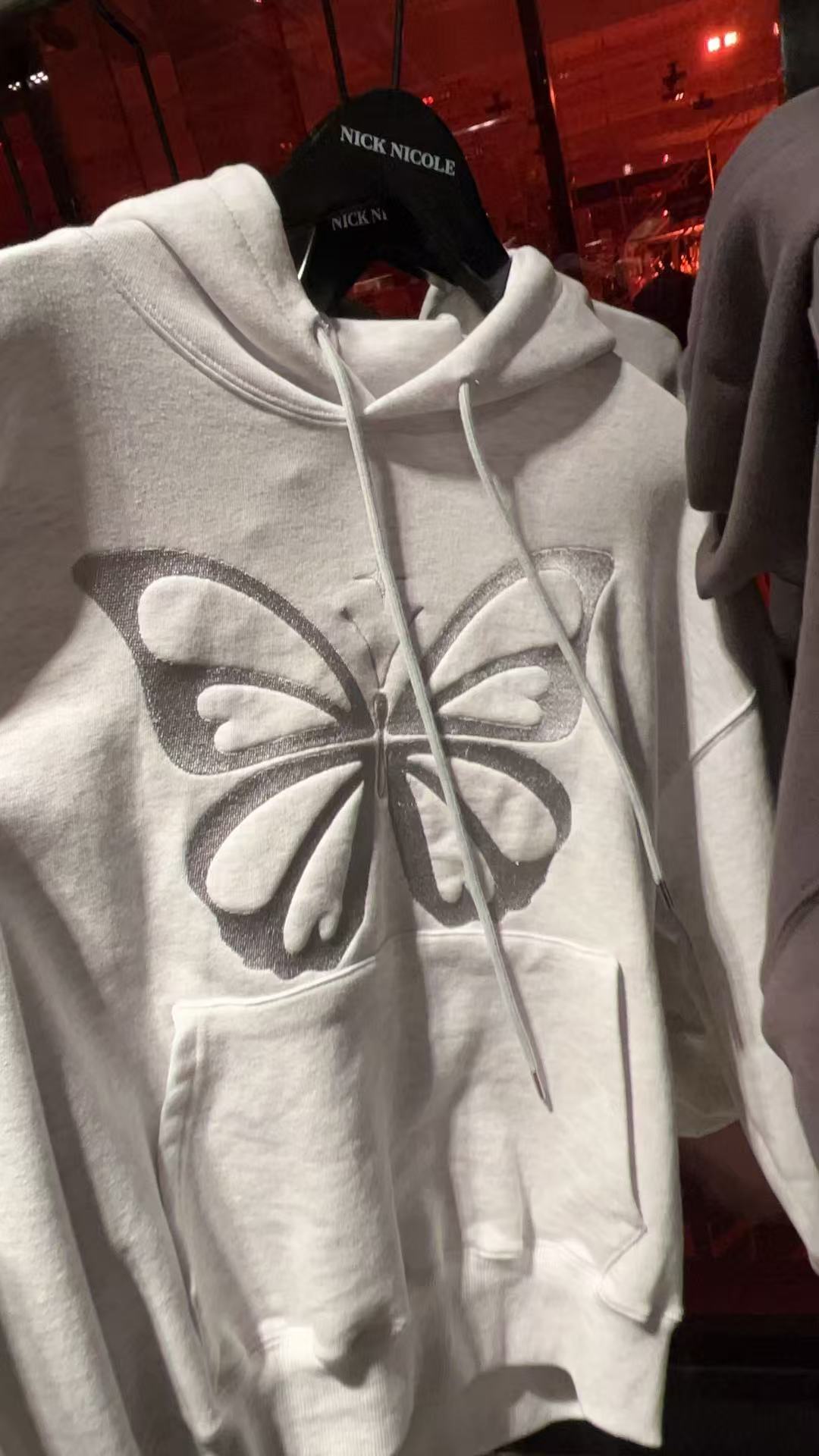 韓國 Nick Nicole Big Volume Butterfly Hoody【NK011】