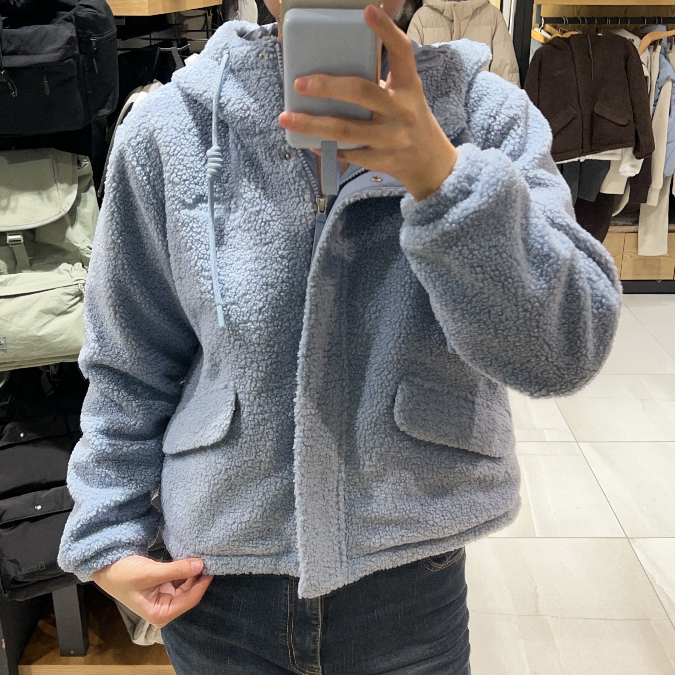 韓國 National Geographic Fleece Hooded Jumper【NG287】