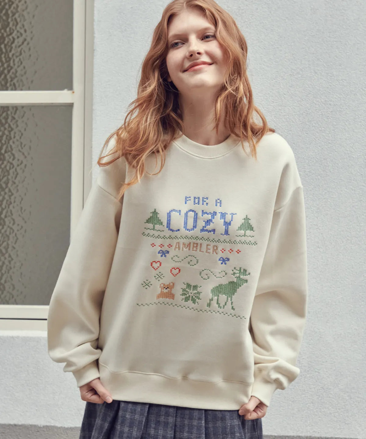 韓國 Ambler Cozy Day Sweatshirt【AR068】