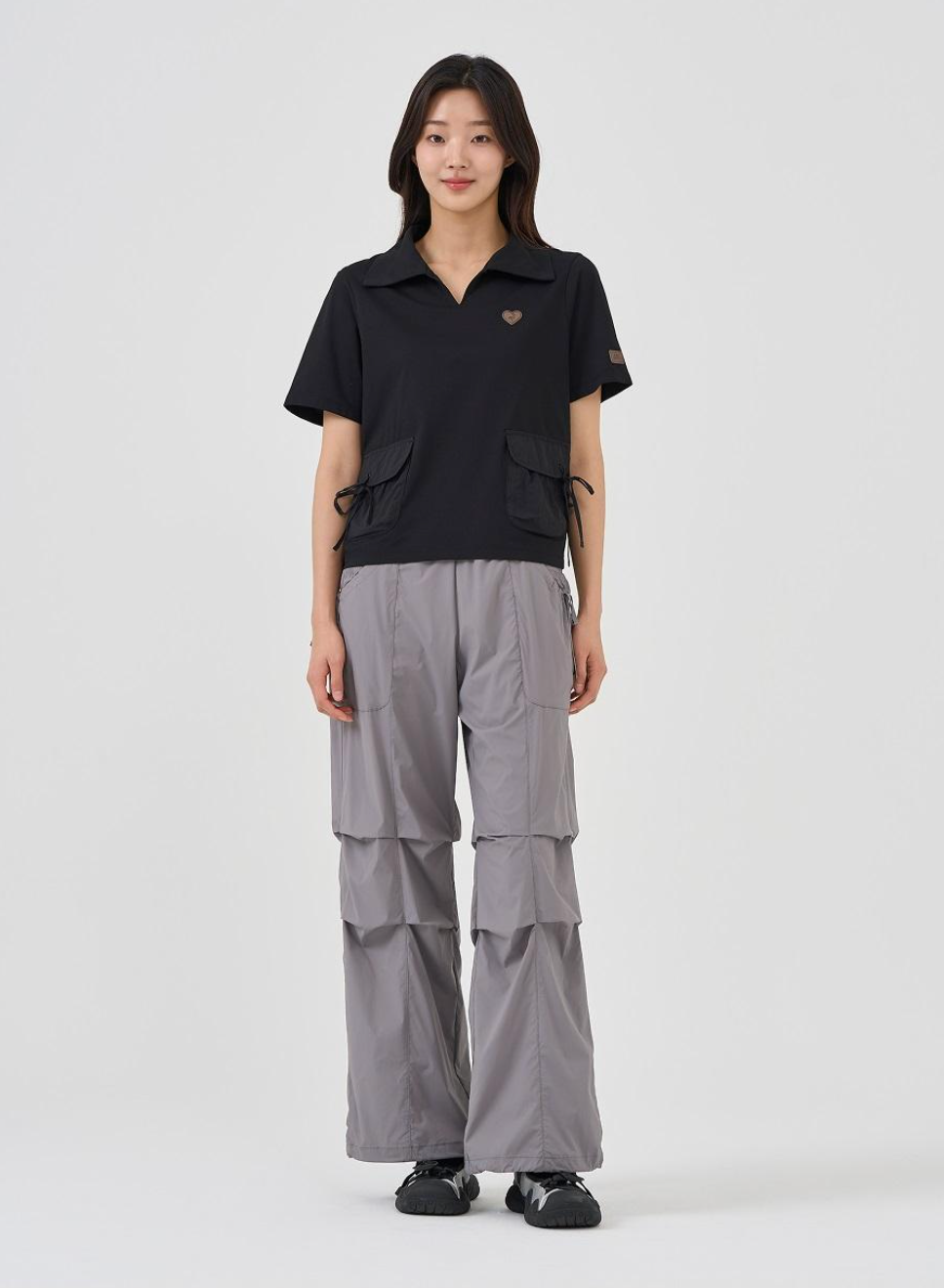 韓國 BBC W Double Pocket String Pants【BC124】