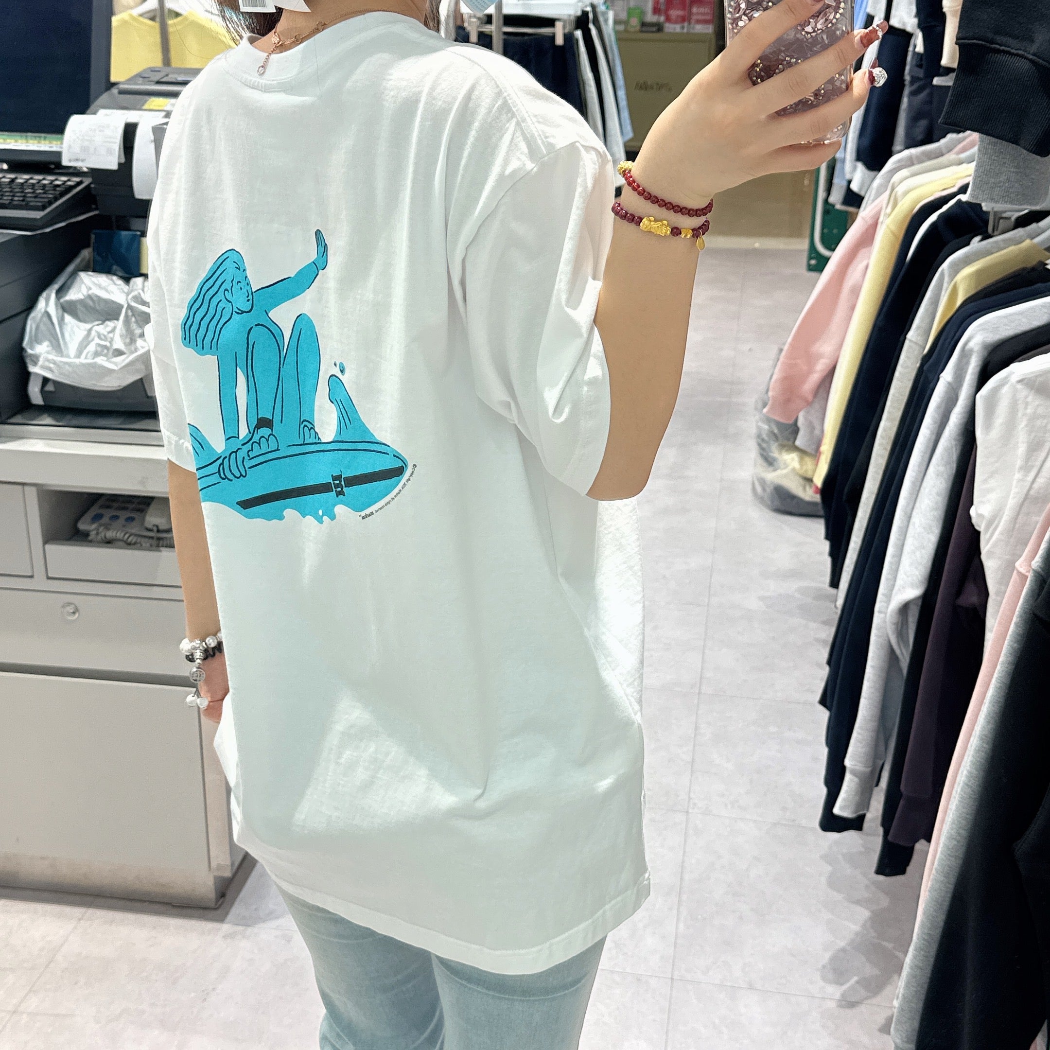 韓國 Markm COLOR BOARDER MOVEMENT T-SHIRT【MA105】