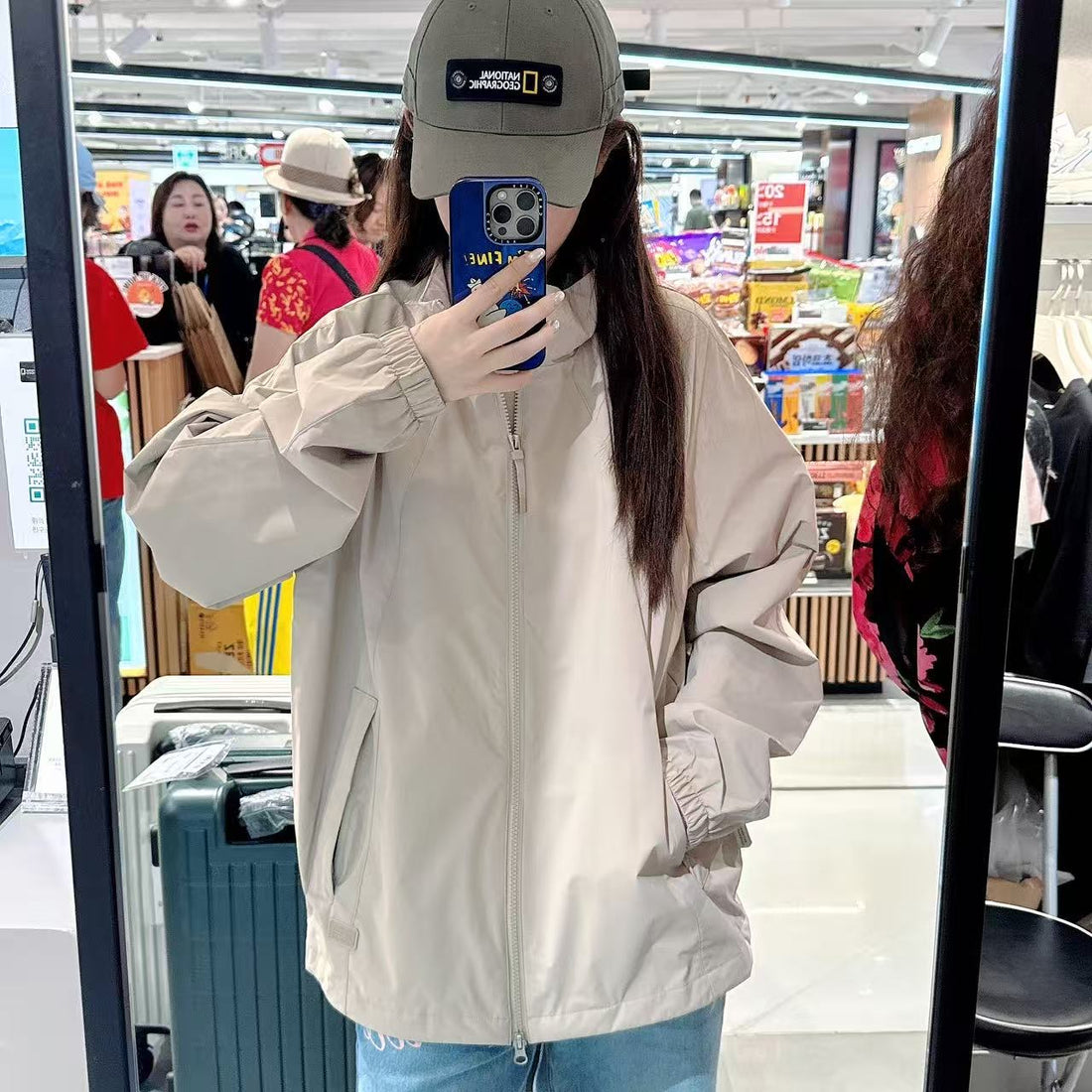 韓國 National Geographic Peccary Softshell Stand Neck Jumper【NG025】