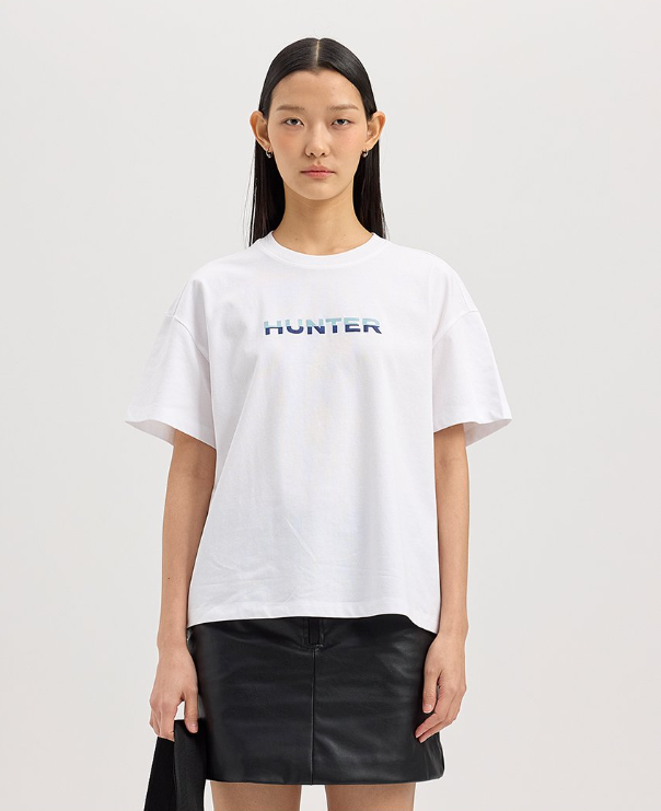 韓國 Hunter WOMEN Season Graphic Logo T-Shirt【HR006】