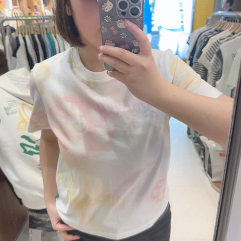 韓國 Wacky Willy Women's Full Graphic Short Sleeve T-Shirt【WW215】