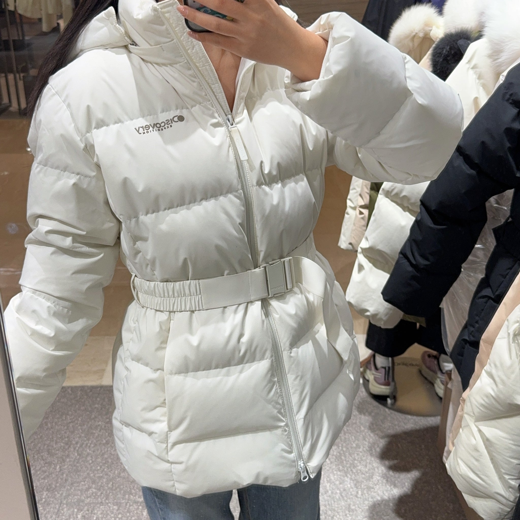 【現貨】韓國 Discovery Women's Benia Goose Down Mid-Padding 鵝絨【DY196】
