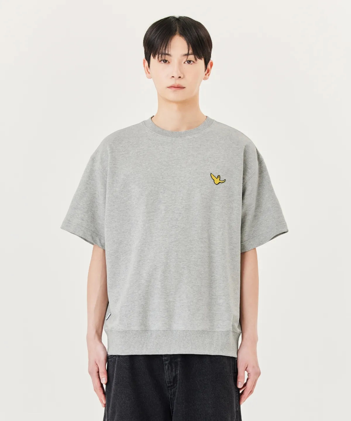 韓國 Mark Gonzales Angel Wappen Short Sleeve Sweatshirt【MG055】