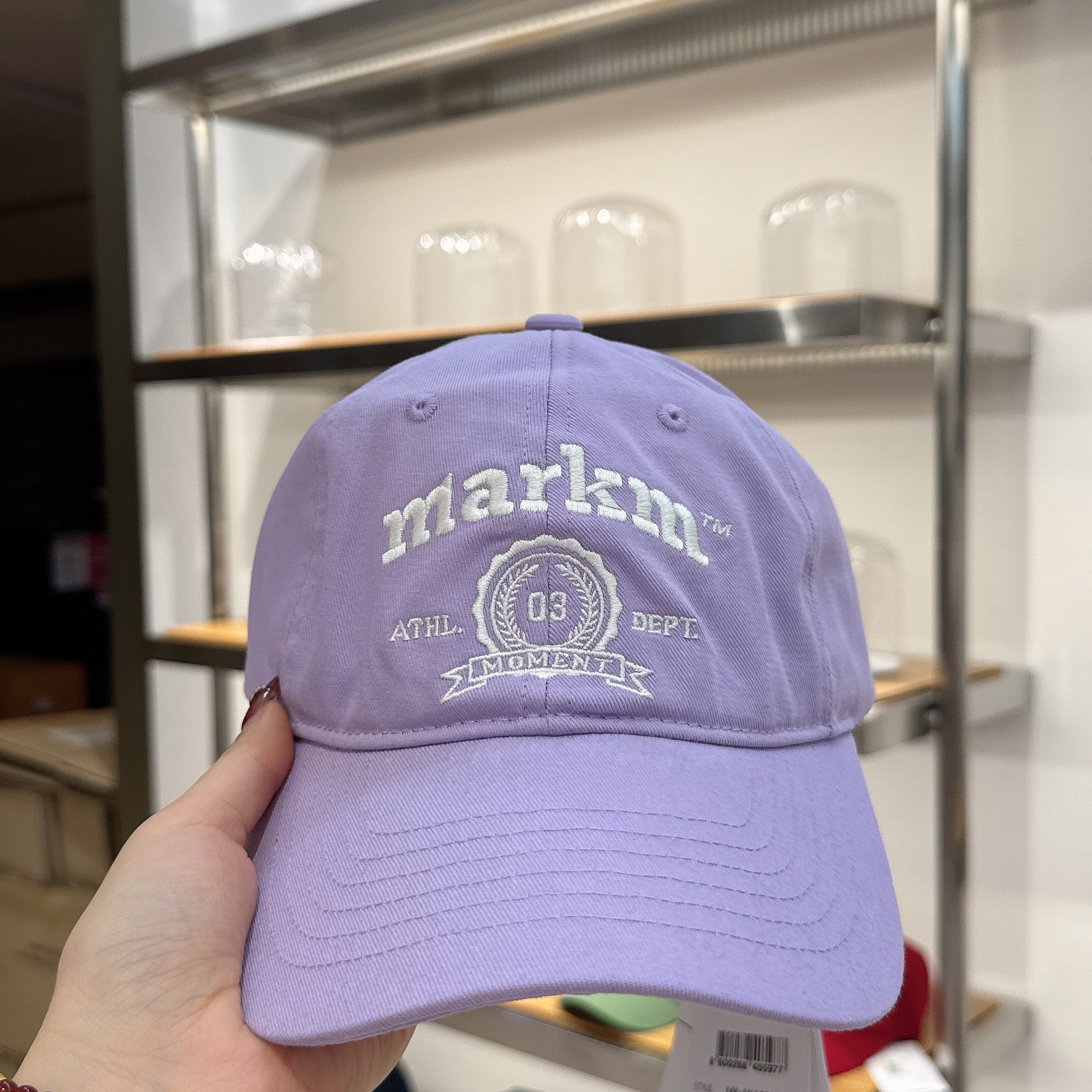 韓國 Markm COLLEGE LOGO BALL CAP【MA110】