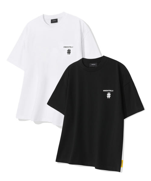 韓國 Beentrill Basic Logo T-shirt 2PACK【BL049】