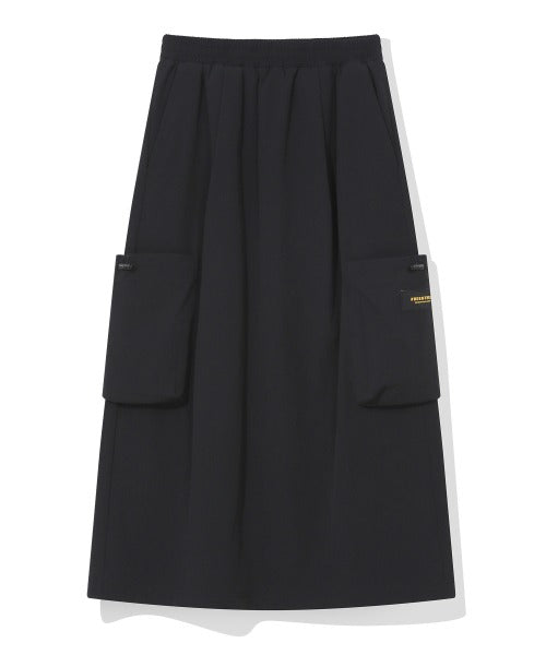 韓國 Beentrill Stretch Woven Long Skirt【BL073】