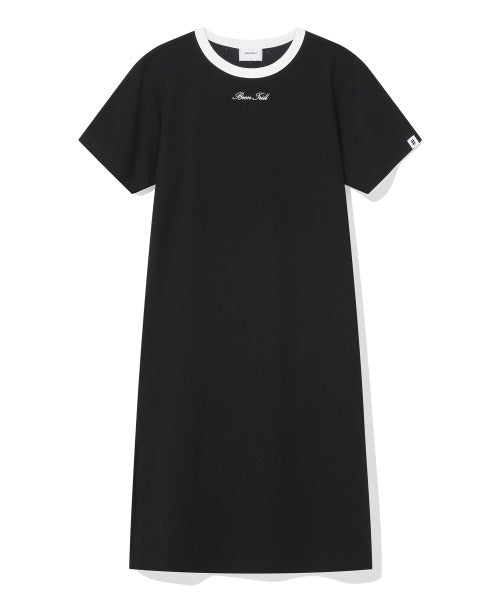 韓國 Beentrill Simple color blocking long one-piece【BL051】