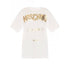 Moschino 燙金純文字 Logo 寬鬆版短袖 Tee - STT Mall HK 靚太網購