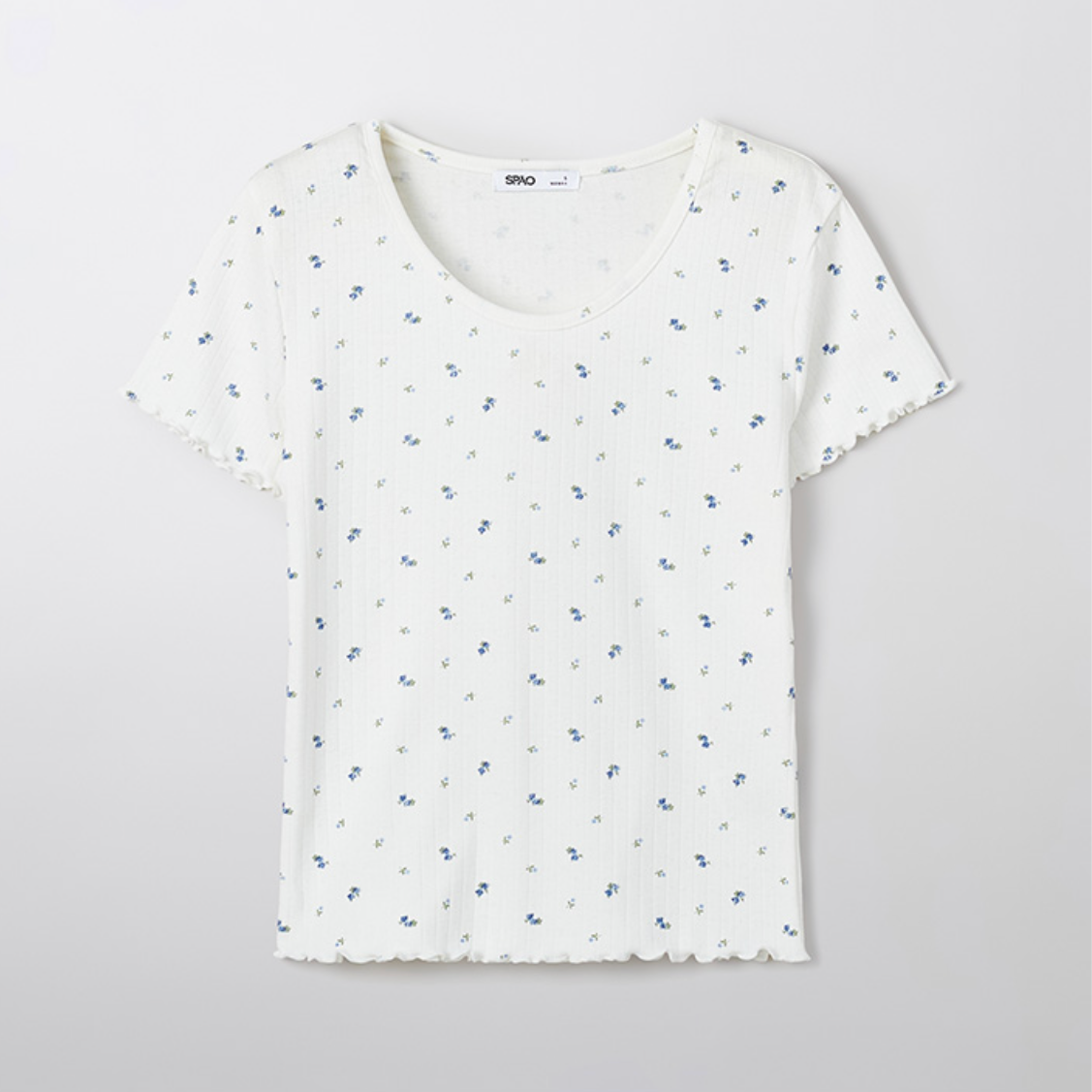 韓國 SPAO Flower Short Sleeve T-shirt【SP182】