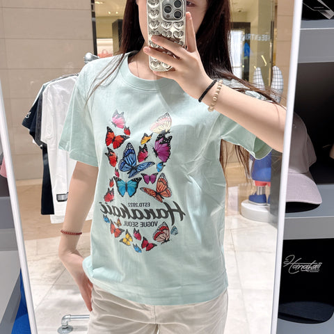 韓國 HANAHAII 蝴蝶圖案 T-shirt【HA024】 - Image