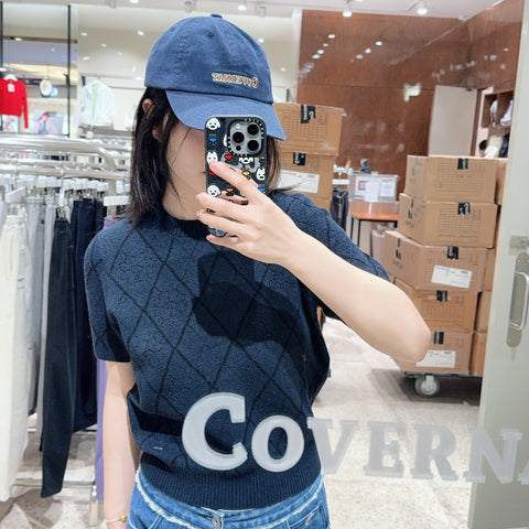 韓國 Covernat Women's Cooper Logo knit【CO169】