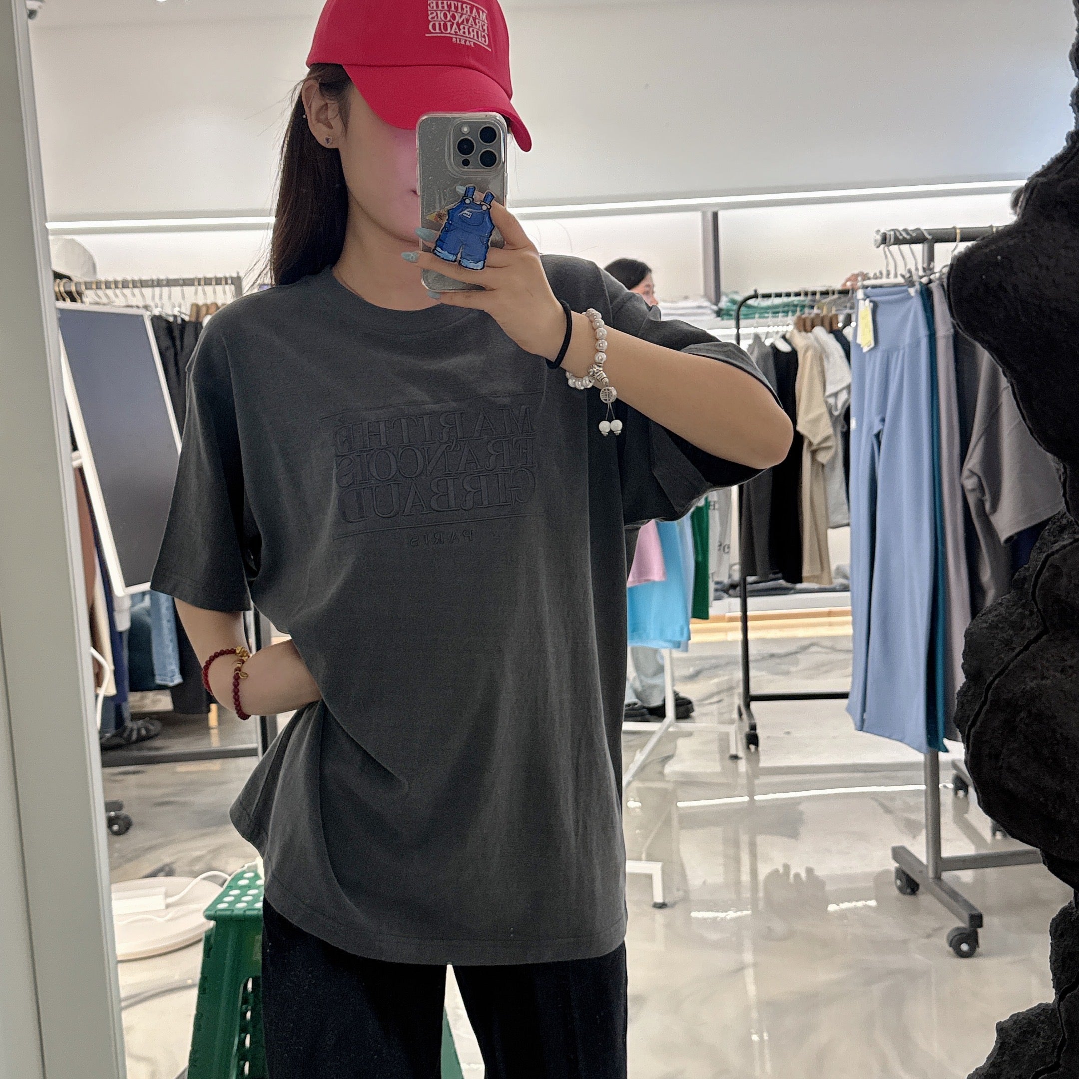 韓國 Marithe Francois Girbaud 刺繡款 UNISEX T-SHIRTS (獨家款)【MF549】