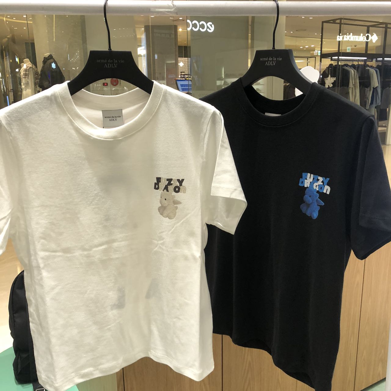韓國 ADLV FUZZY FONT DRAGON SHORT SLEEVE T-SHIRT【AD005】