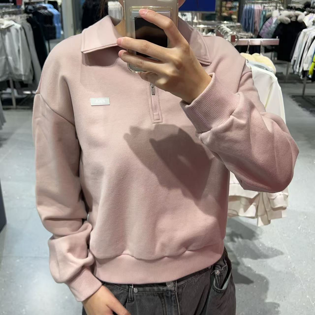 韓國 FILA Basic Half-zip Sweatshirt【FA048】