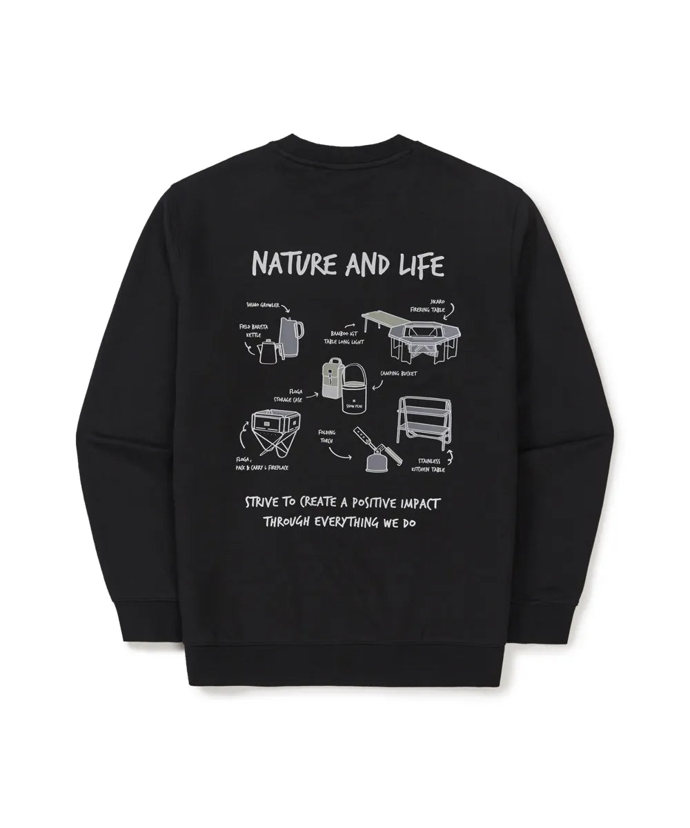 韓國 Snowpeak Gear Graphic Sweatshirt【SN091】