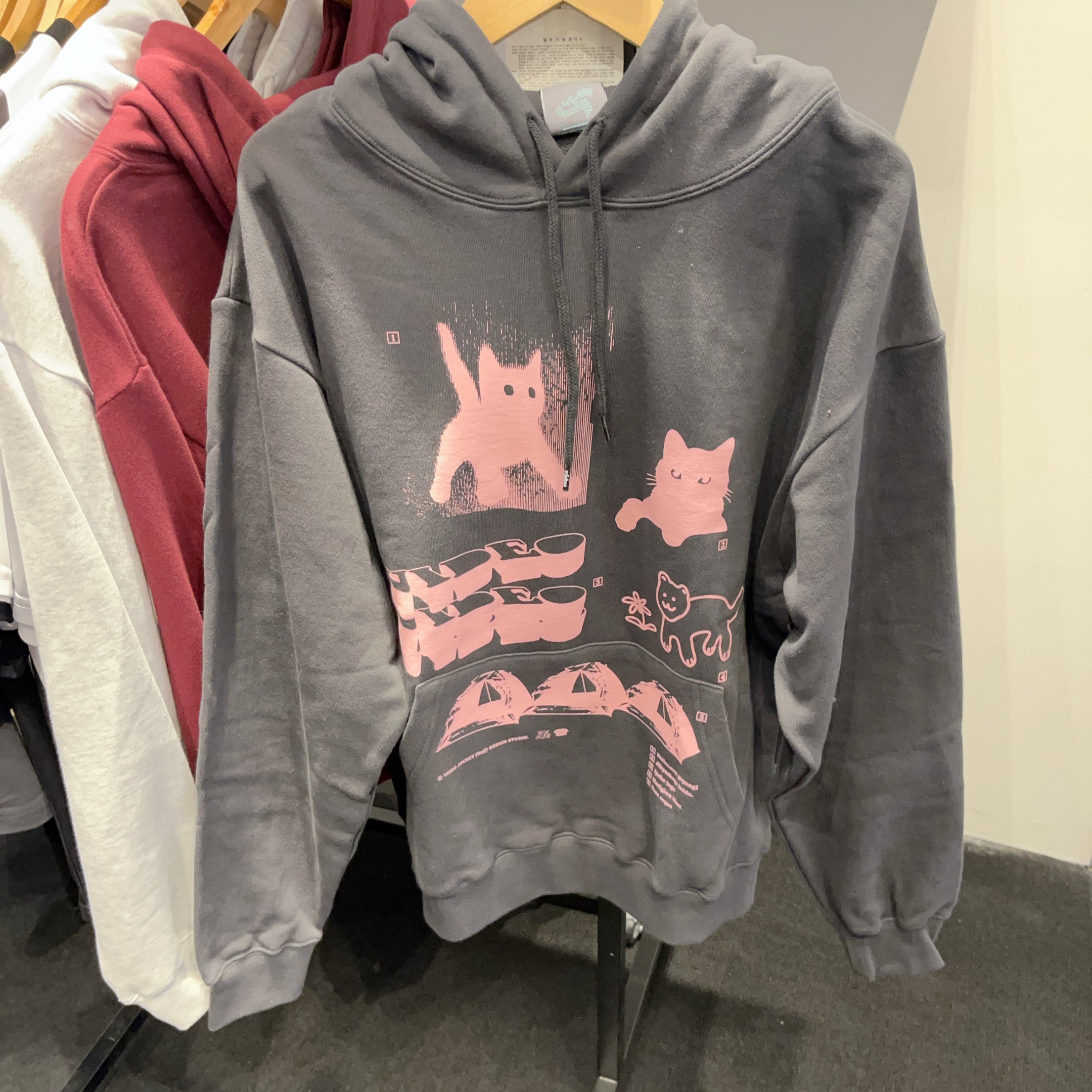 韓國 Video Jockey IBEUMYEON BARO HIPSTER HOODIE(不加絨款)【VJ006】 - STT Mall HK 靚太網購