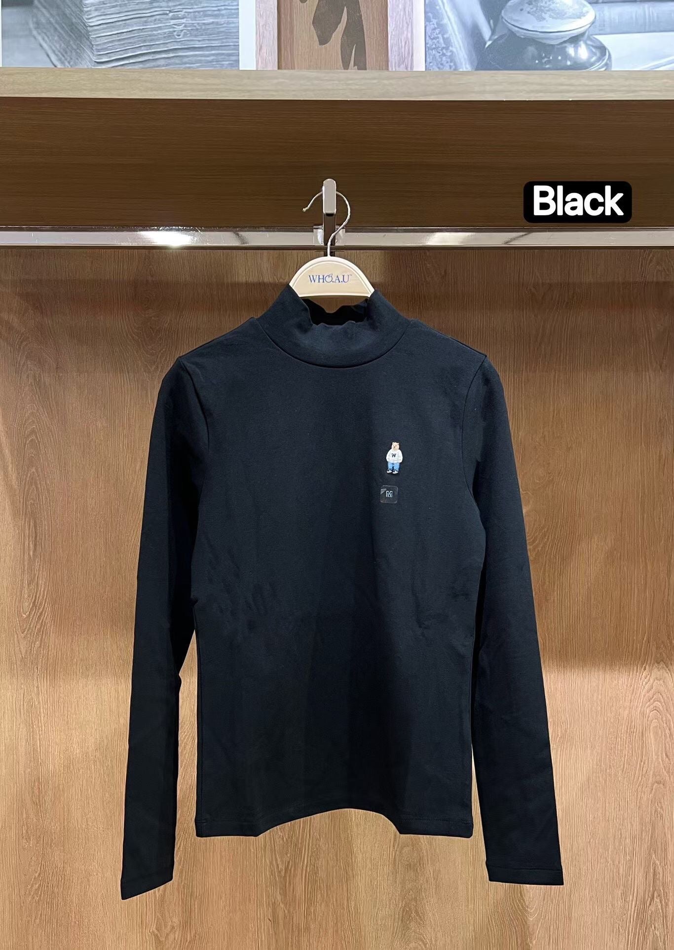 韓國 WhoAU Steve Turtleneck T-Shirt【WA196】