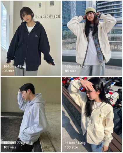 韓國 Mark Gonzales Angel Wappen 2WAY Sweat Hoodie【MG175】