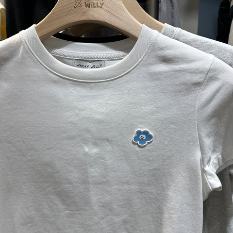 韓國 Wacky Willy Women's Lily Wappen Crop Short Sleeve T-Shirt【WW148】