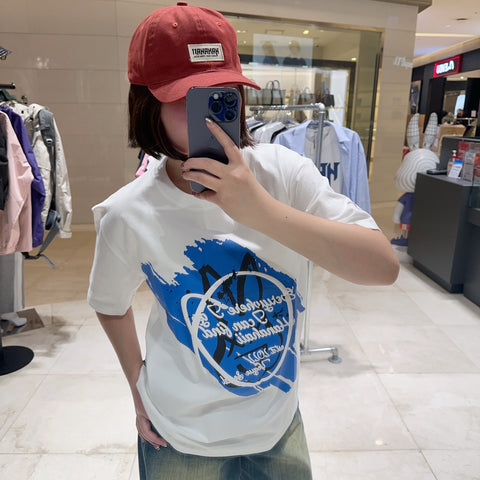 韓國 HANAHAII X-兔子塗鴉 T-Shirt【HA093】