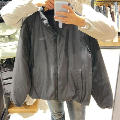 【現貨】韓國 National Geographic Women's Fowlie Stand-Neck Non-Quilted Duck Down Jumper (鴨絨)【NG182】