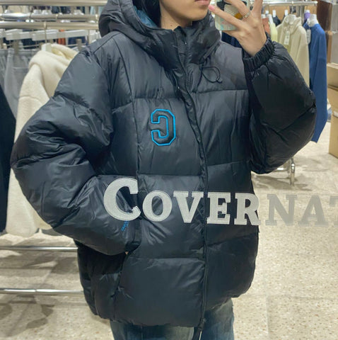 韓國 Covernat College Volume Hoodie Down【CO024】 - STT Mall HK 靚太網購